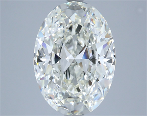 Picture of Natural Diamond 5.01 Carats, Oval with  Cut, H Color, VS1 Clarity and Certified by IGI