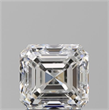 Natural Diamond 1.50 Carats, Asscher with  Cut, F Color, SI1 Clarity and Certified by GIA