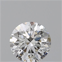 Natural Diamond 0.44 Carats, Round with Excellent Cut, G Color, IF Clarity and Certified by GIA