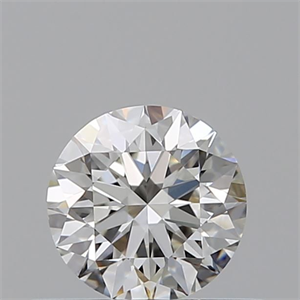 Picture of Natural Diamond 0.44 Carats, Round with Excellent Cut, G Color, IF Clarity and Certified by GIA