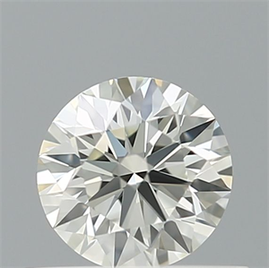 Picture of Natural Diamond 0.40 Carats, Round with Excellent Cut, H Color, VVS2 Clarity and Certified by IGI