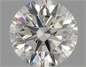 Natural Diamond 0.81 Carats, Round with Excellent Cut, K Color, VS2 Clarity and Certified by GIA