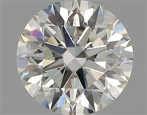 Picture of Natural Diamond 0.81 Carats, Round with Excellent Cut, K Color, VS2 Clarity and Certified by GIA