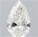 Natural Diamond 0.50 Carats, Pear with  Cut, G Color, VS2 Clarity and Certified by IGI