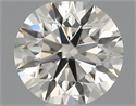 Natural Diamond 0.50 Carats, Round with Excellent Cut, I Color, SI2 Clarity and Certified by IGI