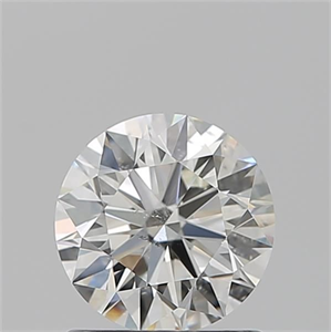 Picture of Natural Diamond 1.10 Carats, Round with Excellent Cut, I Color, SI1 Clarity and Certified by GIA