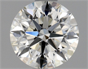Natural Diamond 0.75 Carats, Round with Excellent Cut, H Color, VS2 Clarity and Certified by GIA