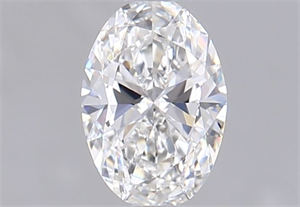 Picture of Natural Diamond 0.40 Carats, Oval with  Cut, F Color, VVS2 Clarity and Certified by GIA