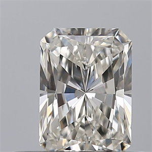 Picture of Natural Diamond 0.51 Carats, Radiant with  Cut, H Color, VS1 Clarity and Certified by GIA