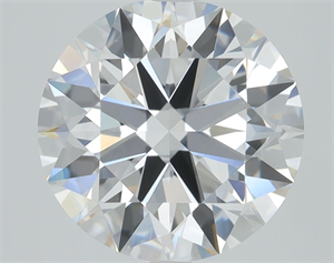 Picture of Lab Grown Diamond 2.03 Carats, Round with Ideal Cut, D Color, VS1 Clarity and Certified by IGI