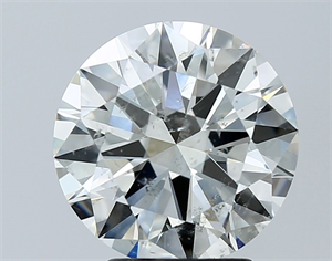 Picture of Natural Diamond 3.50 Carats, Round with Excellent Cut, H Color, SI2 Clarity and Certified by IGI