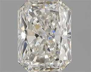 Picture of Natural Diamond 0.51 Carats, Radiant with  Cut, H Color, VS1 Clarity and Certified by GIA