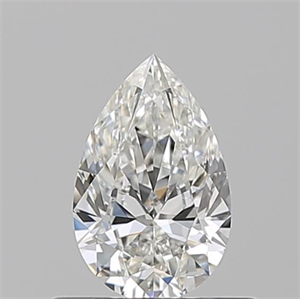 Picture of Natural Diamond 0.53 Carats, Pear with  Cut, G Color, VVS1 Clarity and Certified by GIA