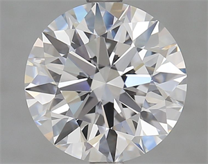 Picture of Lab Grown Diamond 3.49 Carats, Round with Ideal Cut, D Color, IF Clarity and Certified by IGI