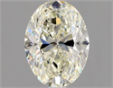 Natural Diamond 2.01 Carats, Oval with  Cut, K Color, VS1 Clarity and Certified by GIA