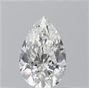 Natural Diamond 0.70 Carats, Pear with  Cut, G Color, VVS1 Clarity and Certified by GIA