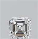 Natural Diamond 0.90 Carats, Asscher with  Cut, G Color, SI1 Clarity and Certified by GIA