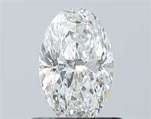 Foto Diamante Natural 0.70 quilates, Ovalado , Color G, claridad SI2 y certificado GIA de