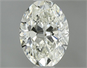 Diamante Natural 0.50 quilates, Ovalado , Color J, claridad VVS1 y certificado IGI