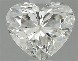 Picture of Natural Diamond 0.65 Carats, Heart with  Cut, K Color, SI1 Clarity and Certified by GIA