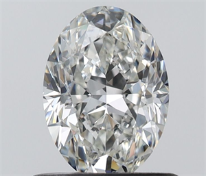 Picture of Natural Diamond 0.70 Carats, Oval with  Cut, G Color, VVS1 Clarity and Certified by IGI