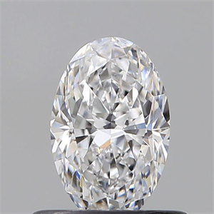 Picture of Natural Diamond 0.50 Carats, Oval with  Cut, D Color, VS1 Clarity and Certified by GIA