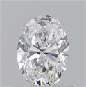Natural Diamond 0.70 Carats, Oval with  Cut, F Color, VS2 Clarity and Certified by GIA