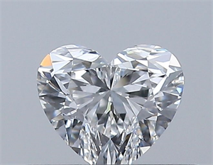 Picture of Natural Diamond 0.31 Carats, Heart with  Cut, E Color, VS2 Clarity and Certified by GIA