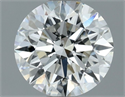 Natural Diamond 1.07 Carats, Round with Excellent Cut, H Color, SI2 Clarity and Certified by GIA