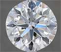 Diamante Natural 1.50 quilates, Redondo , Color F, claridad VVS2 y certificado GIA
