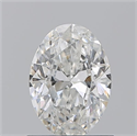 Natural Diamond 0.93 Carats, Oval with  Cut, G Color, SI1 Clarity and Certified by GIA
