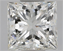 Natural Diamond 1.01 Carats, Princess with  Cut, H Color, VS2 Clarity and Certified by GIA