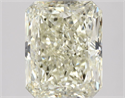 Natural Diamond 2.01 Carats, Radiant with  Cut, N Color, VVS2 Clarity and Certified by GIA