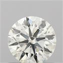 Diamante Natural 0.65 quilates, Redondo , Color J, claridad VS1 y certificado IGI
