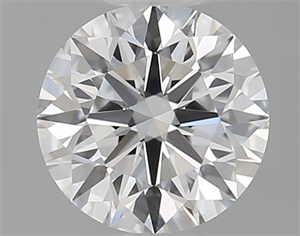Picture of Natural Diamond 0.75 Carats, Round with Excellent Cut, D Color, VVS2 Clarity and Certified by GIA
