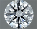 Diamante Natural 0.70 quilates, Redondo , Color F, claridad VS2 y certificado GIA