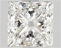 Natural Diamond 0.90 Carats, Princess with  Cut, H Color, VS2 Clarity and Certified by GIA