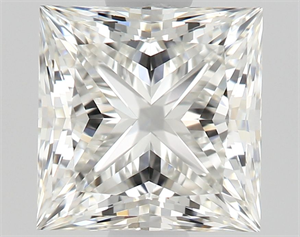 Picture of Natural Diamond 0.90 Carats, Princess with  Cut, H Color, VS2 Clarity and Certified by GIA