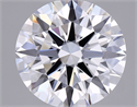 Lab Grown Diamond 1.54 Carats, Round with Ideal Cut, D Color, FL Clarity and Certified by IGI