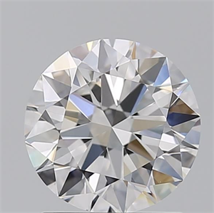 Picture of Natural Diamond 1.50 Carats, Round with Excellent Cut, E Color, VVS2 Clarity and Certified by GIA