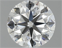 Natural Diamond 1.00 Carats, Round with Very Good Cut, H Color, VS1 Clarity and Certified by GIA