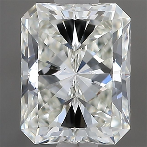Picture of Natural Diamond 1.01 Carats, Radiant with  Cut, J Color, SI1 Clarity and Certified by GIA