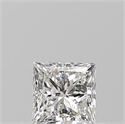 Diamante Natural 0.50 quilates, Princesa , Color H, claridad VVS1 y certificado GIA