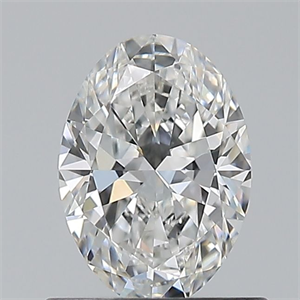 Foto Diamante Natural 0.70 quilates, Ovalado , Color F, claridad VS2 y certificado GIA de