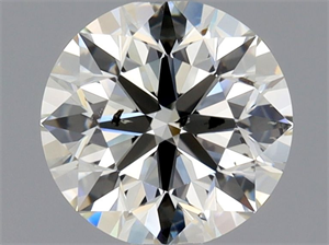 Picture of Natural Diamond 0.80 Carats, Round with Excellent Cut, K Color, SI2 Clarity and Certified by GIA