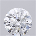 Lab Grown Diamond 1.20 Carats, Round with Ideal Cut, D Color, VVS2 Clarity and Certified by IGI