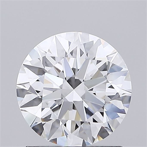 Picture of Lab Grown Diamond 1.20 Carats, Round with Ideal Cut, D Color, VVS2 Clarity and Certified by IGI
