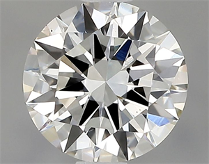 Picture of Natural Diamond 1.01 Carats, Round with Excellent Cut, G Color, SI1 Clarity and Certified by GIA