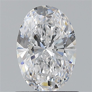 Picture of Natural Diamond 0.70 Carats, Oval with  Cut, D Color, VS2 Clarity and Certified by GIA