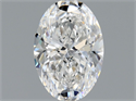 Natural Diamond 0.51 Carats, Oval with  Cut, E Color, VVS2 Clarity and Certified by GIA